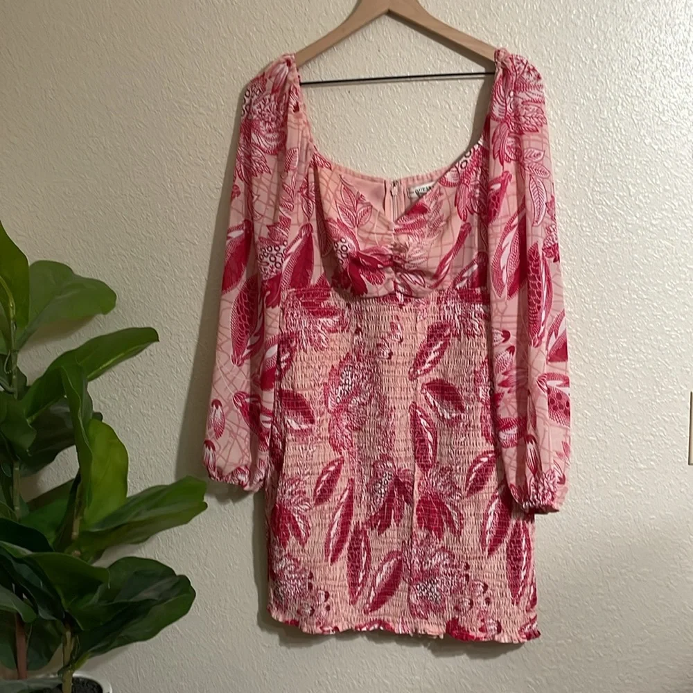 Guess Cyprus smoked printed dress - Picture 3 of 13